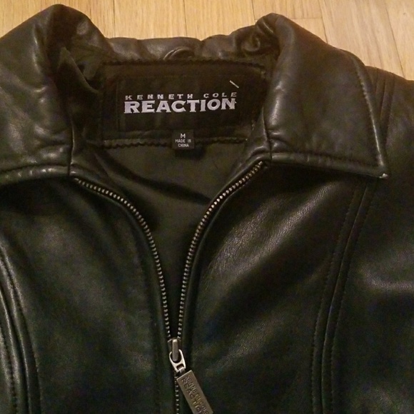 KENNETH COLE LEATHER JACKET - Picture 2 of 6